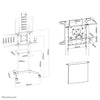 Neomounts by Newstar floor stand
