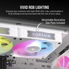 Corsair iCUE LINK RX140 RGB Case Fan | 140mm 1700 RPM 94.7 CFM PWM RGB Magnetic levitation bearing White