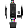DeepCool CH560 ARGB Midi Tower PC Case Black | Liquid Cooling Support