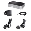 StarTech.com USB C Dock - 4K 60Hz Quad Monitor DisplayPort & HDMI - Universal USB-C Docking Station with 100W Power Delivery - USB Hub with 1x USB Type-C & 3x USB-A, Ethernet, Audio