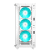 DeepCool CC560 WH V2 RGB Midi Tower PC Case White | Liquid Cooling Support