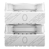 Cooler Master 622 Halo White CPU Cooler | 120mm 2050 RPM 51.88 CFM PWM RGB Rifle bearing White