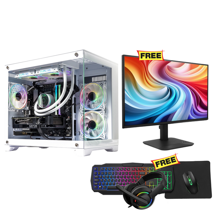 GTR Gaming PC | Intel Core i9-12900KF | RX 9070 XT | 32GB DDR5 5600MHz | 1TB NVMe | Windows 11 | Combo Free (Gaming Monitor, Keyboard, Mouse & Headset)