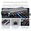 StarTech.com USB4 Docking Station, USB-C 40Gbps, Dual Video HDMI, Up to 2x 4K 60Hz 4:4:4 (RGB) or 2x 4K 120Hz 4:2:2, Multi-Monitor Dock, 6x USB, 2.5GbE, 100W PD