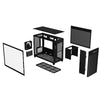 ASUS AP201 ASUS PRIME CASE TG Mini Tower PC Case Black | Liquid Cooling Support