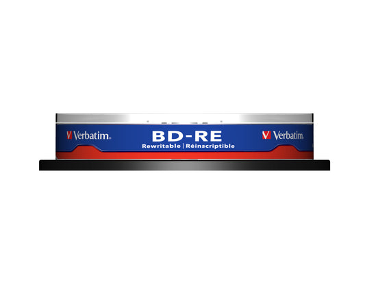 Verbatim Blank Blu-Ray Disc BD-RE SL 25GB 2x 10 Pack Spindle 10 pc(s)