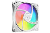 be quiet! LIGHT WINGS LX 120mm PWM 3-Pack White Case Fan | 120mm 1600 RPM 51.5 CFM PWM RGB Rifle bearing White