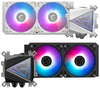 MSI MAG CORELIQUID I240 AIO Liquid Cooler | 240mm 70.7 CFM PWM RGB Loop Dynamic Bearing (LDB) Black