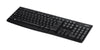 Logitech Wireless Keyboard K270 Keyboard | Wireless, QWERTY, Black