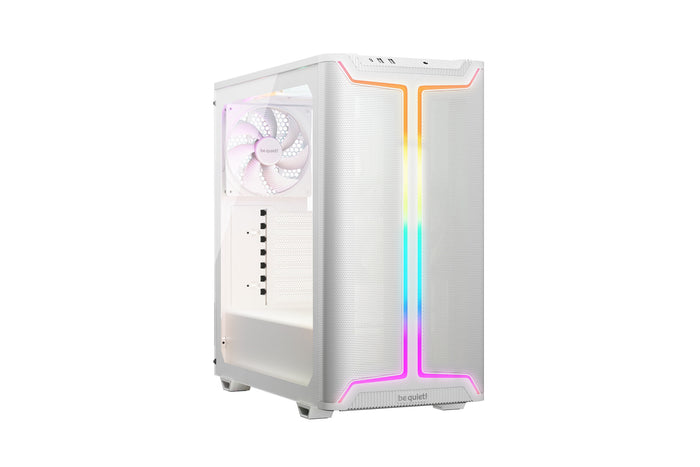 be quiet! Pure Base 501 DX White ARGB Midi Tower PC Case White | Liquid Cooling Support