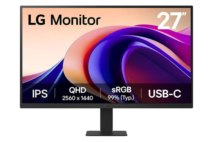 LG 27U631A-B 27" Quad HD Monitor | 2560 x 1440 100Hz USB-C HDMI