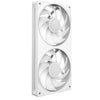 NZXT RF-U24HF-W1 Case Fan | 2400 RPM 75.12 CFM RGB Fluid Dynamic Bearing (FDB) White