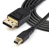 StarTech 3ft (1m) VESA Certified Mini DisplayPort to DisplayPort 1.4 Cable - 8K 60Hz HBR3 HDR - Super UHD mDP to DP 1.4 Cord - Slim (34 AWG) Ultra HD 4K 120Hz - Monitor/Video Cable