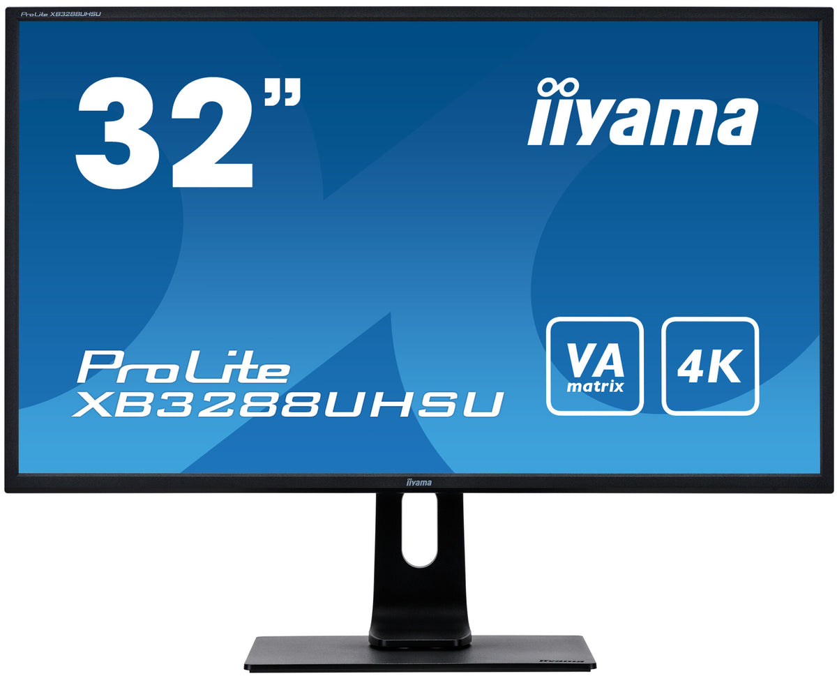 iiyama ProLite XB3288UHSU-B1 32" 4K Ultra HD Monitor | 3840 x 2160 60Hz HDMI DP
