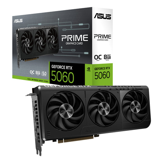 ASUS GeForce RTx 5060 8 GB GDDR7 Graphics Card | PCIe 5.0 | 3 x DP and 1 x HDMI | Active Cooling