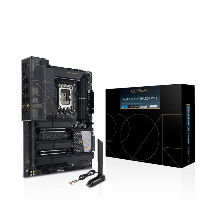 ASUS PROART Z790-CREATOR WIFI ATX Motherboard | LGA1700 | 4x DDR5 Slots | Wi-Fi 6E