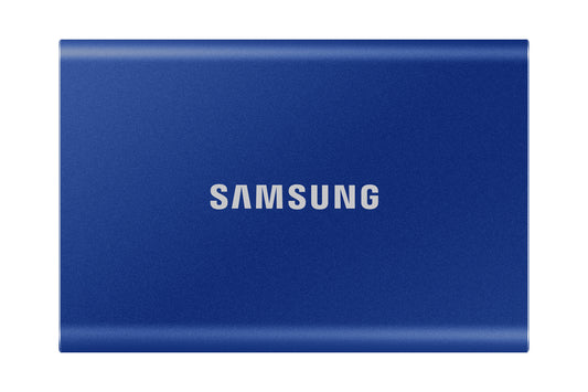 Samsung T7 1 TB External SSD | USB 3.2 Gen 2 with Password Protection | Blue