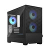 Fractal Design Pop Mini Air RGB Mini Tower PC Case Black | Liquid Cooling Support