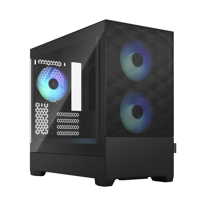Fractal Design Pop Mini Air RGB Mini Tower PC Case Black | Liquid Cooling Support