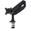 StarTech.com Desk Mount Monitor Arm - Heavy Duty Ergonomic VESA Monitor Arm - Single 9kg Display - Full Motion, Height Adjustable, Articulating - Aluminum - C-Clamp/Grommet- Black
