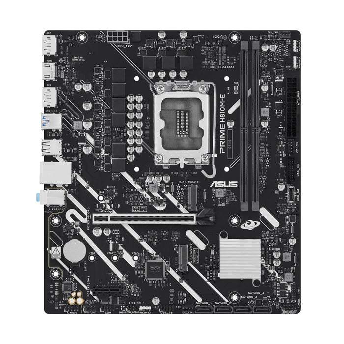 ASUS PRIME H810M-E-CSM mATX Motherboard | LGA1851 | 2x DDR5 Slots