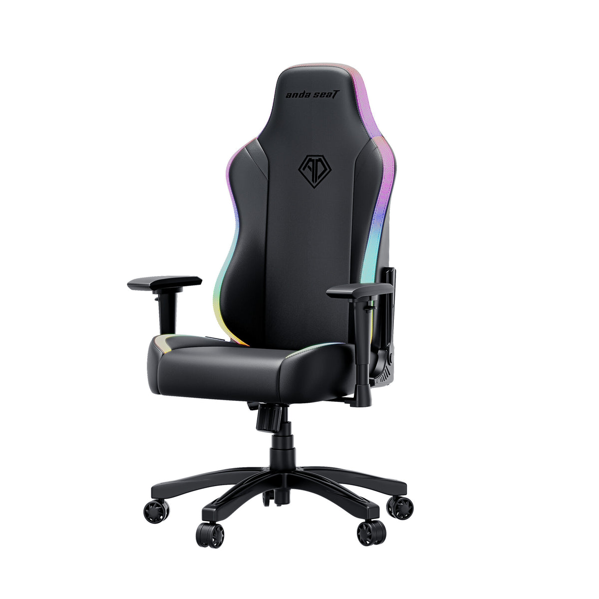 Anda Seat Luna RGB Gaming armchair Padded seat Black