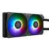 Silverstone VIDA 240 SLIM Computer case Liquid cooling kit 12 cm Black