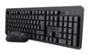 Trust TKM-360 Keyboard | Wireless, QWERTY, Black, Mouse Included