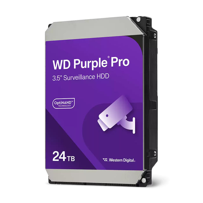 Western Digital WD240PURP 24 TB 3.5" 7200 RPM Surveillance System HDD | Serial ATA III
