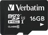 Verbatim Tablet U1 microSDHC Card with USB Reader 16GB