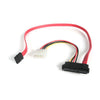 StarTech 18in SAS 29 Pin to SATA Cable with LP4 Power