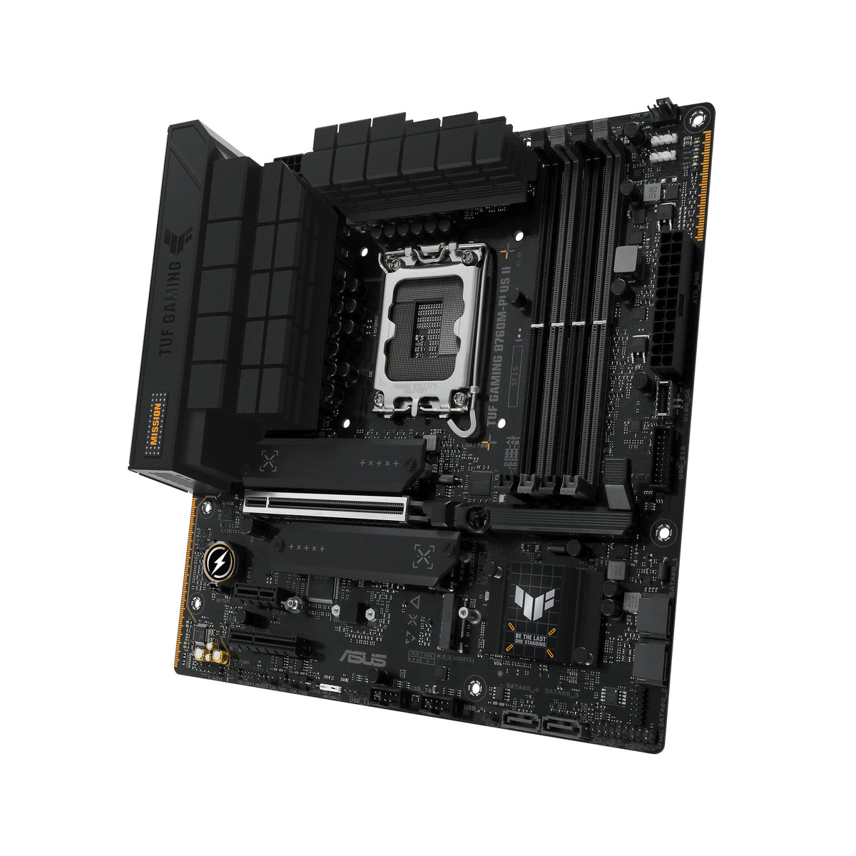 ASUS TUF GAMING B760M-PLUS II micro ATX Intel Motherboard | LGA1700 Socket - 4 x DDR5 Memory Slots