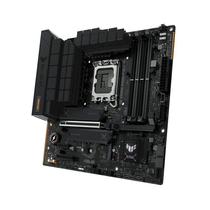 ASUS TUF GAMING B760M-PLUS II mATX Motherboard | LGA1700 | 4x DDR5 Slots