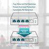 TP-Link 5-Port 10/100Mbps Desktop Switch with 4-Port PoE