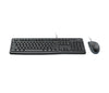 Logitech Desktop MK120 Keyboard | Wired, QWERTY, Black, Mouse Included