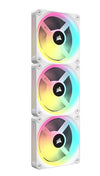 Corsair iCUE LINK QX120 Case Fan | 120mm 2400 RPM 63.1 CFM PWM RGB White