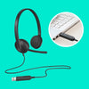 Logitech H340 Headset Wired Head-band Office/Call center USB Type-A Black