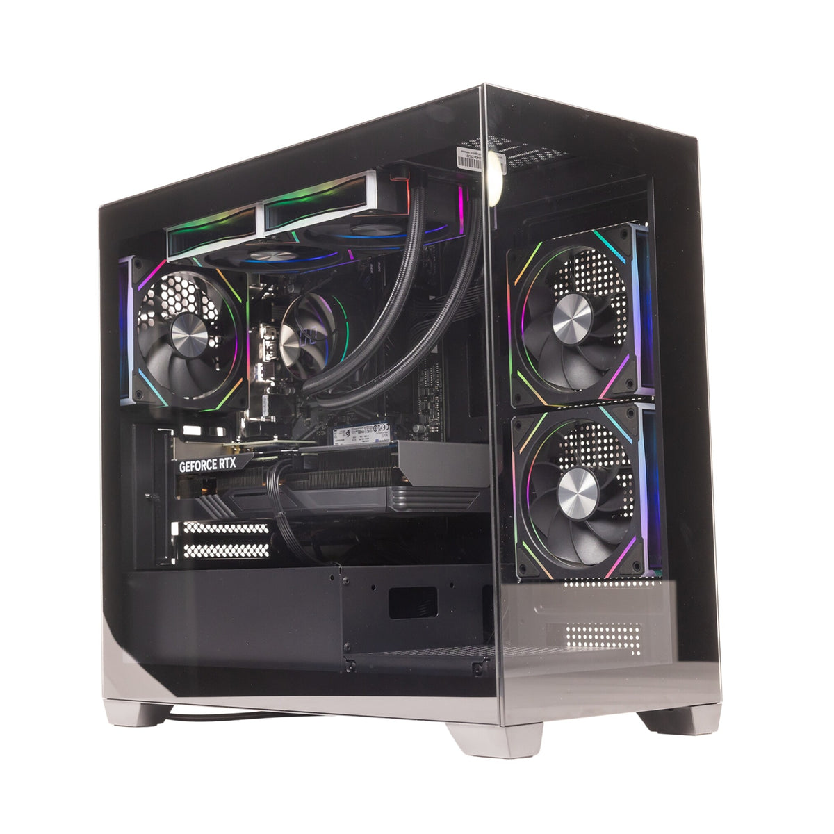 GTR Gaming PC | AMD Ryzen 7 9800X3D | RTX 5060 Ti 8GB | 32GB DDR5 5600MHz | 1TB NVMe SSD | 600W 80+ Bronze PSU | ARGB Glass Case | Wi-Fi | Windows 11 Home