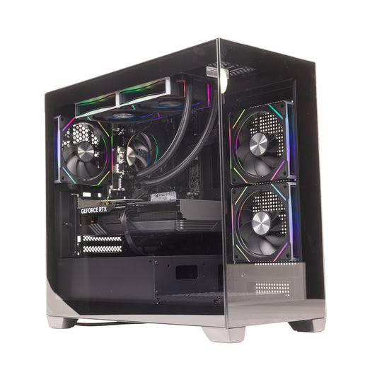 GTR Gaming PC | AMD Ryzen 7 7800X3D | RTX 5070 Ti 16GB GDDR7 | 32GB DDR5 5600MHz | 1TB NVMe SSD | 750W 80+ Gold PSU | ARGB Glass Case | Windows 11 Home | Wi-Fi