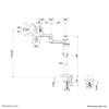 Neomounts monitor arm desk mount