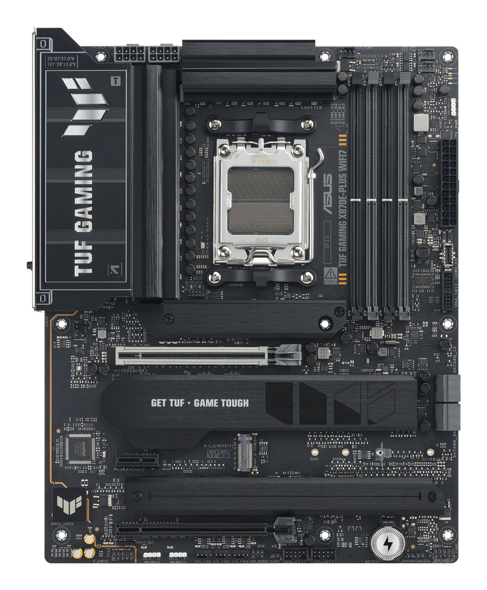 ASUS TUF GAMING X870E-PLUS WIFI7 ATX Motherboard | AM5 | 4x DDR5 Slots | Wi-Fi 7