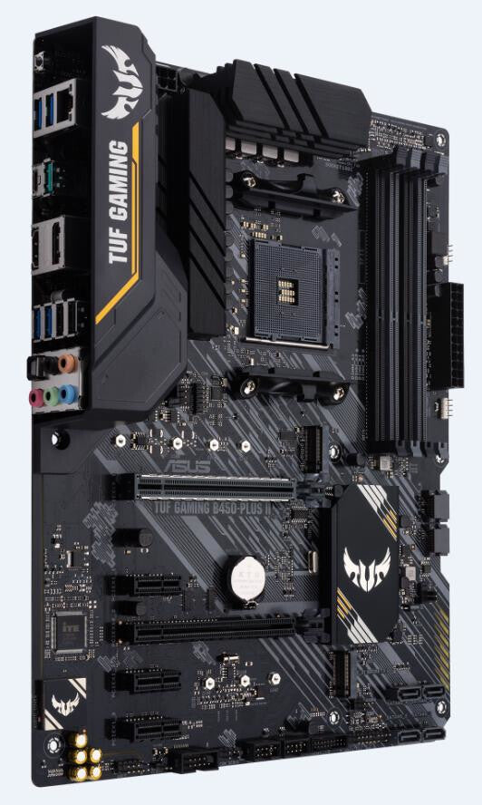 ASUS TUF GAMING B450-PLUS II ATX AMD Motherboard | AM4 Socket - 4 x DDR4 Memory Slots