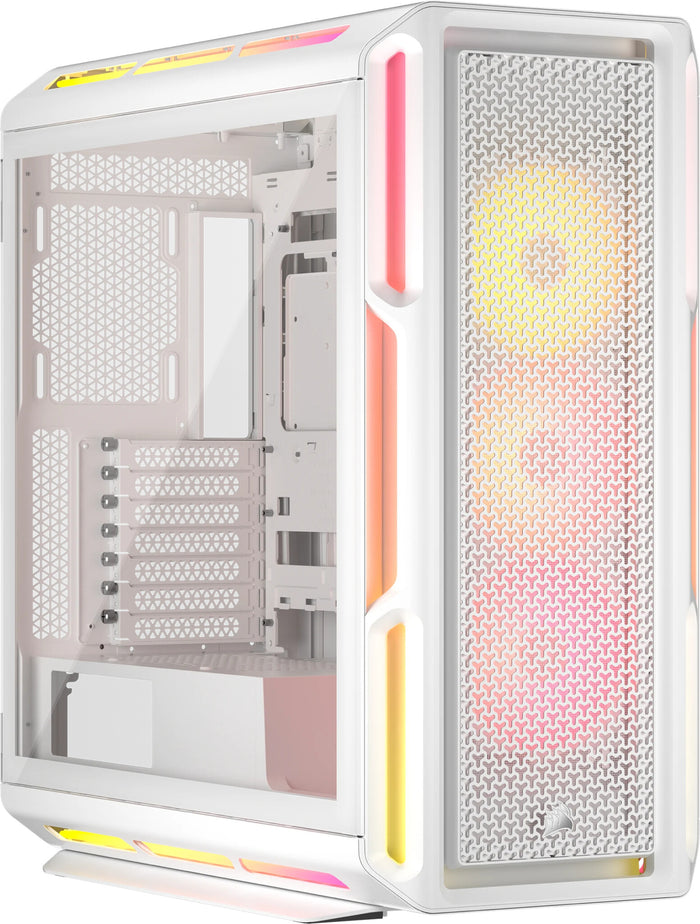 Corsair iCUE LINK 5000T LX RGB Midi Tower PC Case White | Liquid Cooling Support