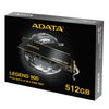 ADATA LEGEND 900 512 GB M.2 PCI Express 4.0 NVMe 3D NAND
