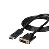 StarTech.com 6ft (1.8m) DisplayPort to DVI Cable - DisplayPort to DVI Adapter Cable 1080p Video - DisplayPort to DVI-D Cable Single Link - DP to DVI Monitor Cable - DP 1.2 to DVI Converter