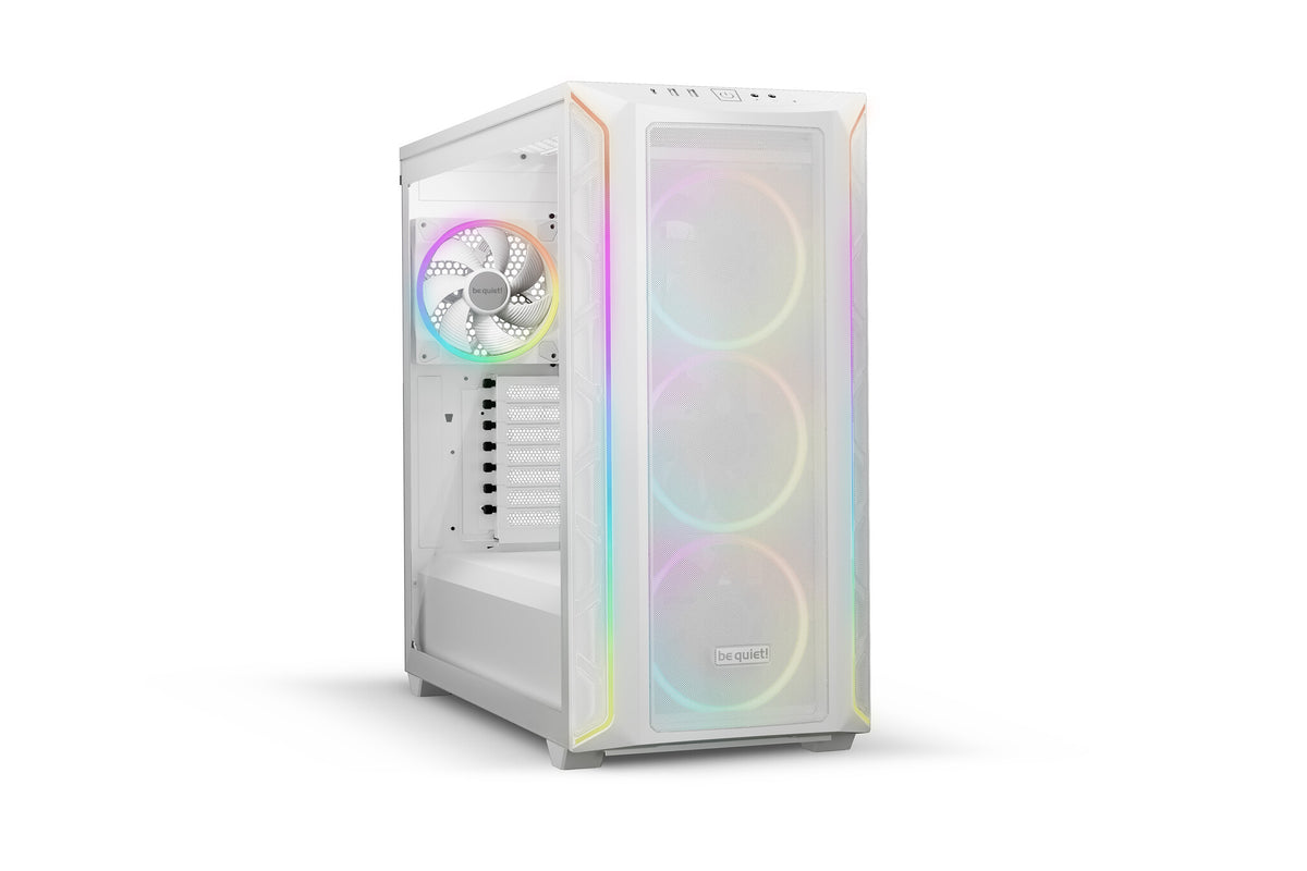 be quiet! Shadow Base 800 FX White ARGB Midi Tower PC Case White | Liquid Cooling Support
