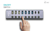 i-tec USB-A/USB-C Charging HUB 9port with LAN + Power Adapter 60 W
