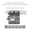 StarTech.com 2-Port 2.5Gbps NBASE-T PCIe Network Card, Intel I225-V, Dual-Port Computer Network Card, Multi-Gigabit NIC, PCI Express Server LAN Card, Desktop Ethernet Interface