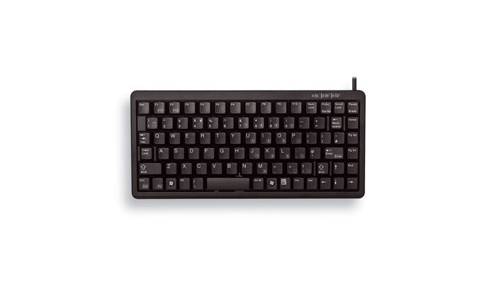 CHERRY G84-4100 COMPACT KEYBOARD Corded, USB/PS2 Black, (QWERTY - UK) Keyboard | Wired, QWERTY, Black