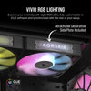 Corsair iCUE LINK RX120 RGB Case Fan | 120mm 2100 RPM 73.5 CFM PWM RGB Magnetic levitation bearing Black